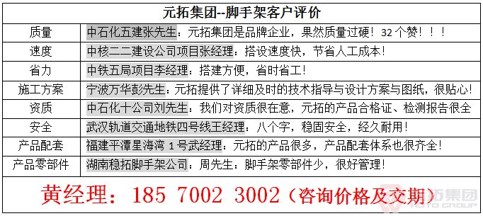 新型腳手架和普通腳手架有哪些區(qū)別呢？